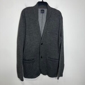 Zara man gray soft blazer size XXL business casual preppy dark academia trendy